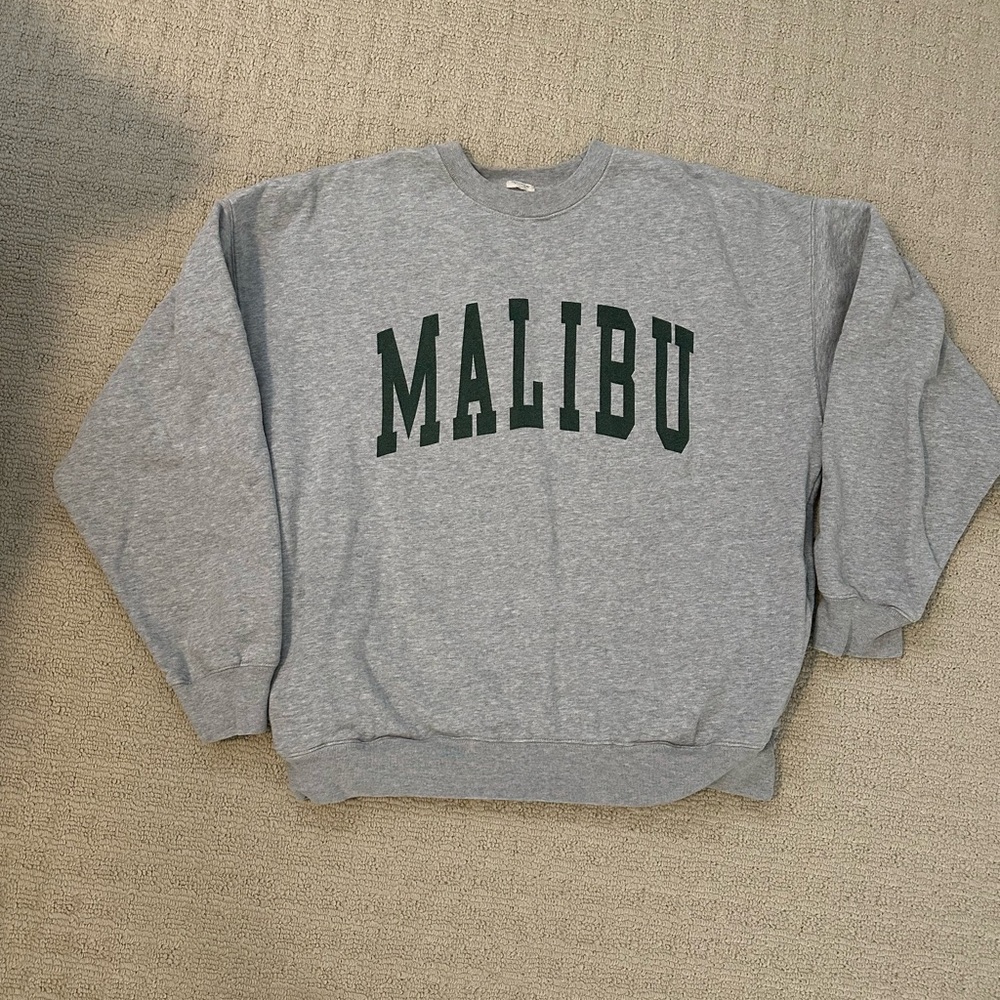 Brandy Melville Gray Malibu Sweatshirt - Picture 2 of 4